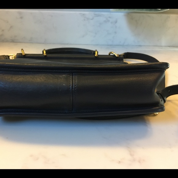 Black Leather Coach Purse - Picture 6 of 8